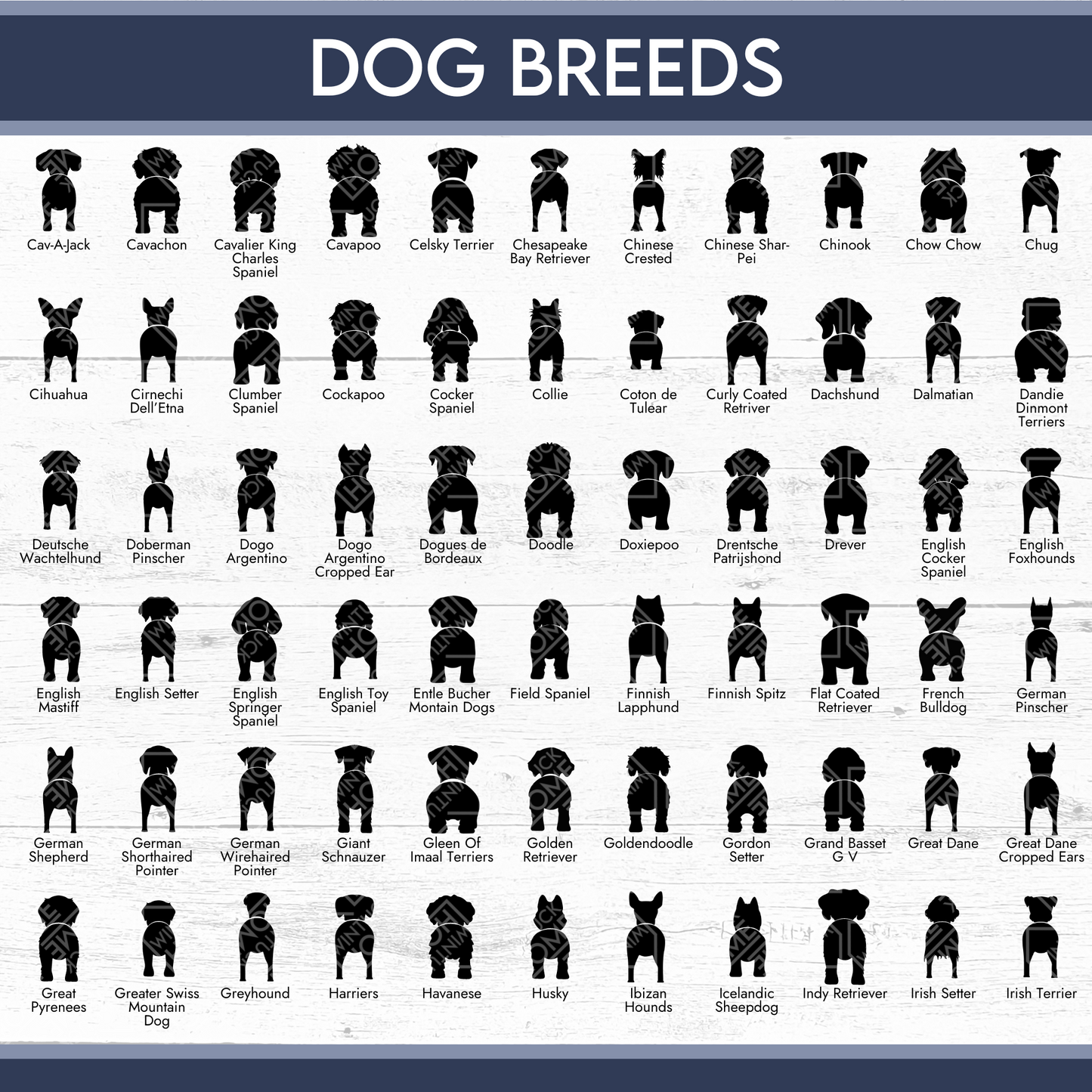 Personalized Dog Butt Sign | Woof