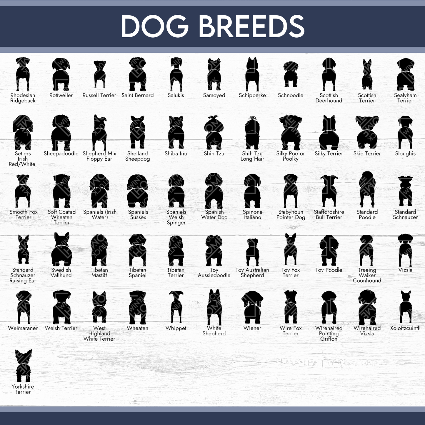 Personalized Dog Butt Sign | Woof