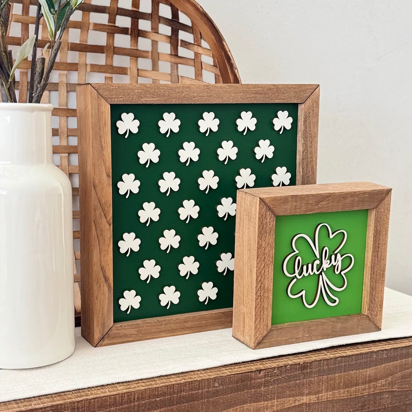 Wooden Framed St. Patrick's Day Sign