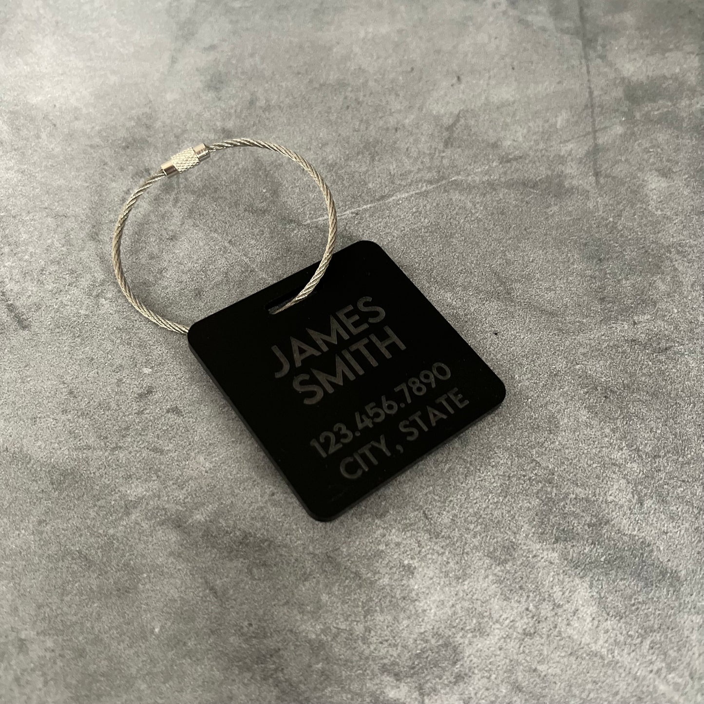 Personalized Backpack/Luggage Tag