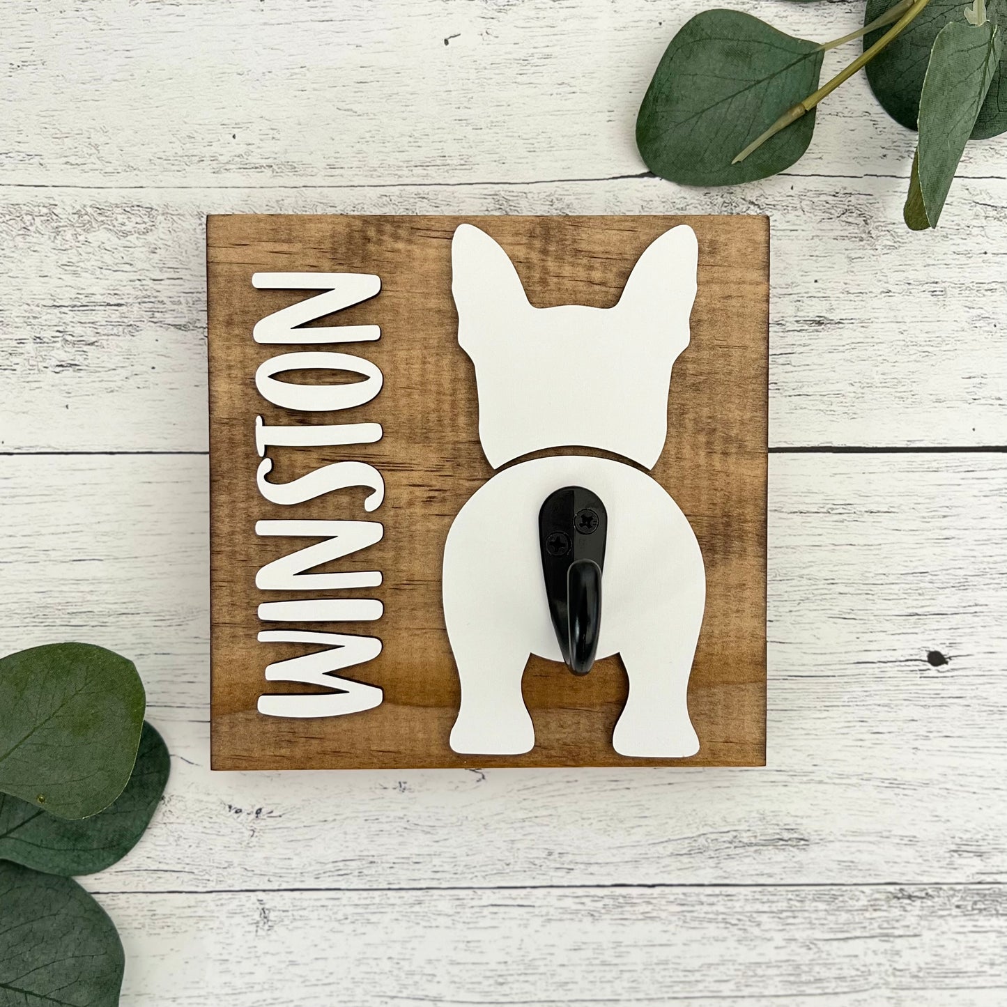 Personalized Dog Butt Leash Holder