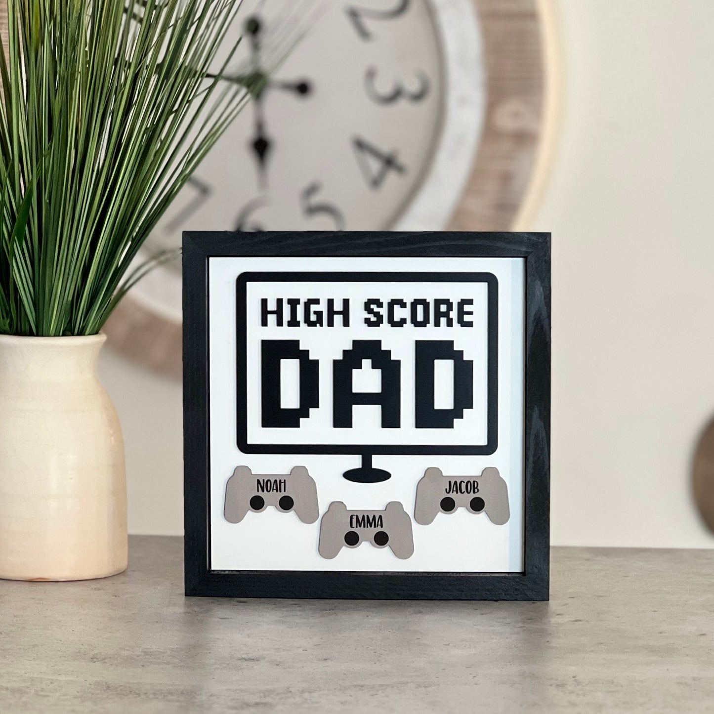 Personalized Father's Day Sign | High Score Dad