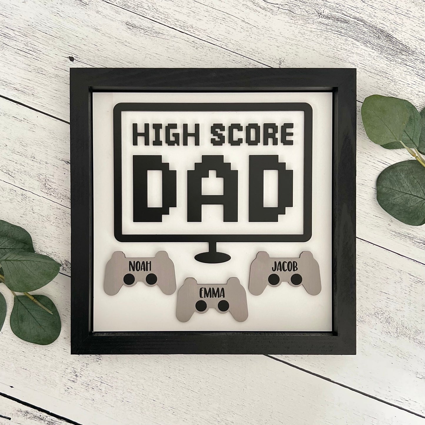 Personalized Father's Day Sign | High Score Dad