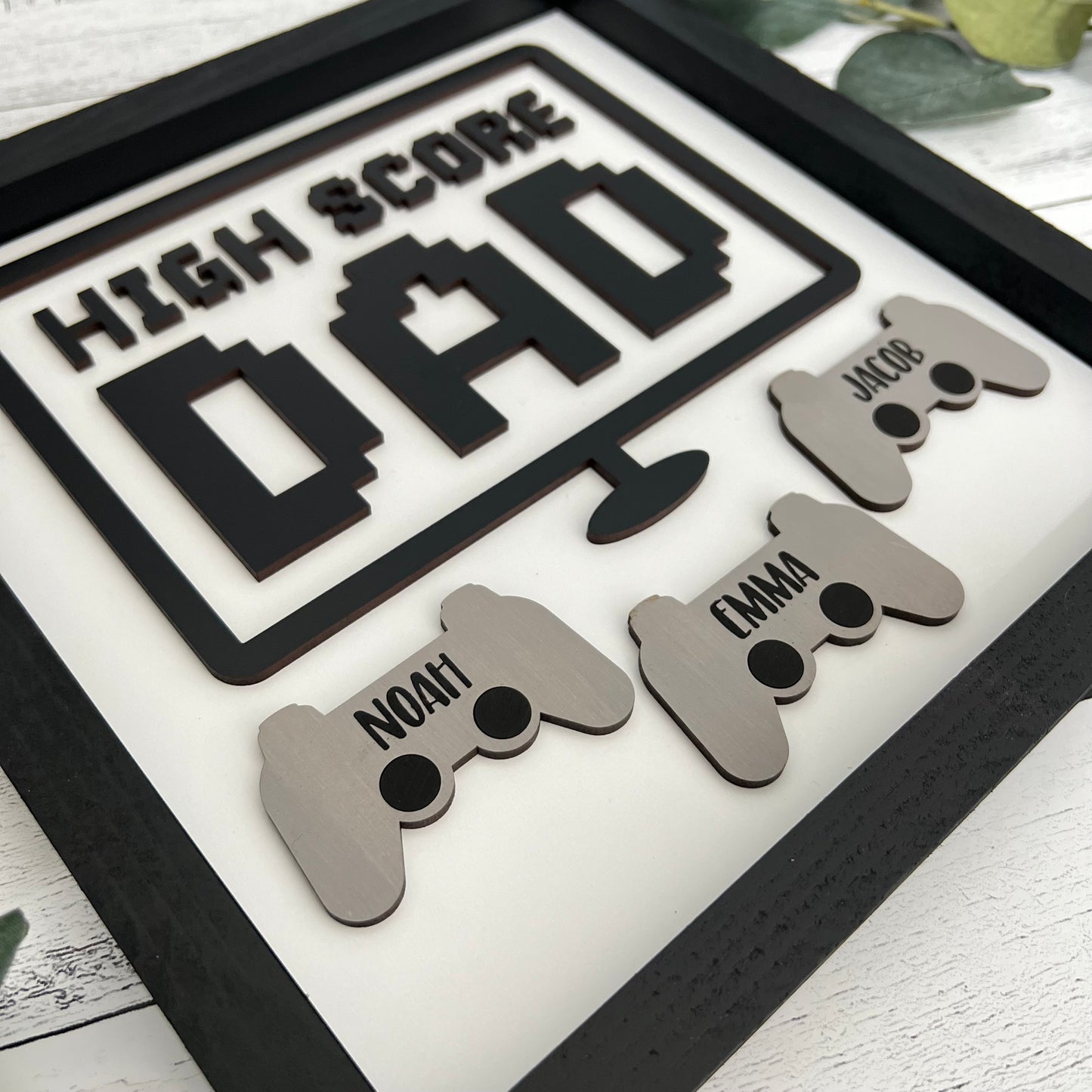 Personalized Father's Day Sign | High Score Dad