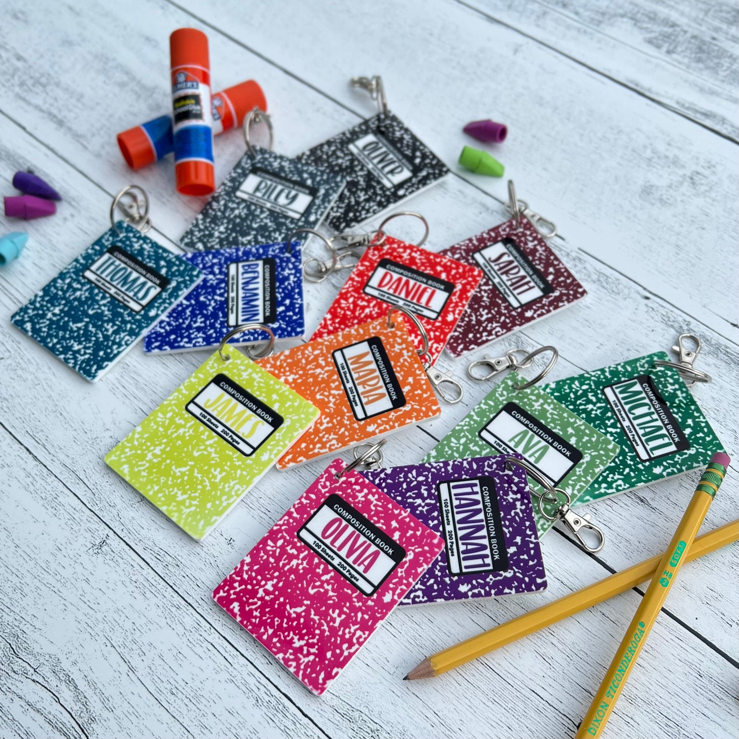 Personalized Back Pack Tag | Notebook