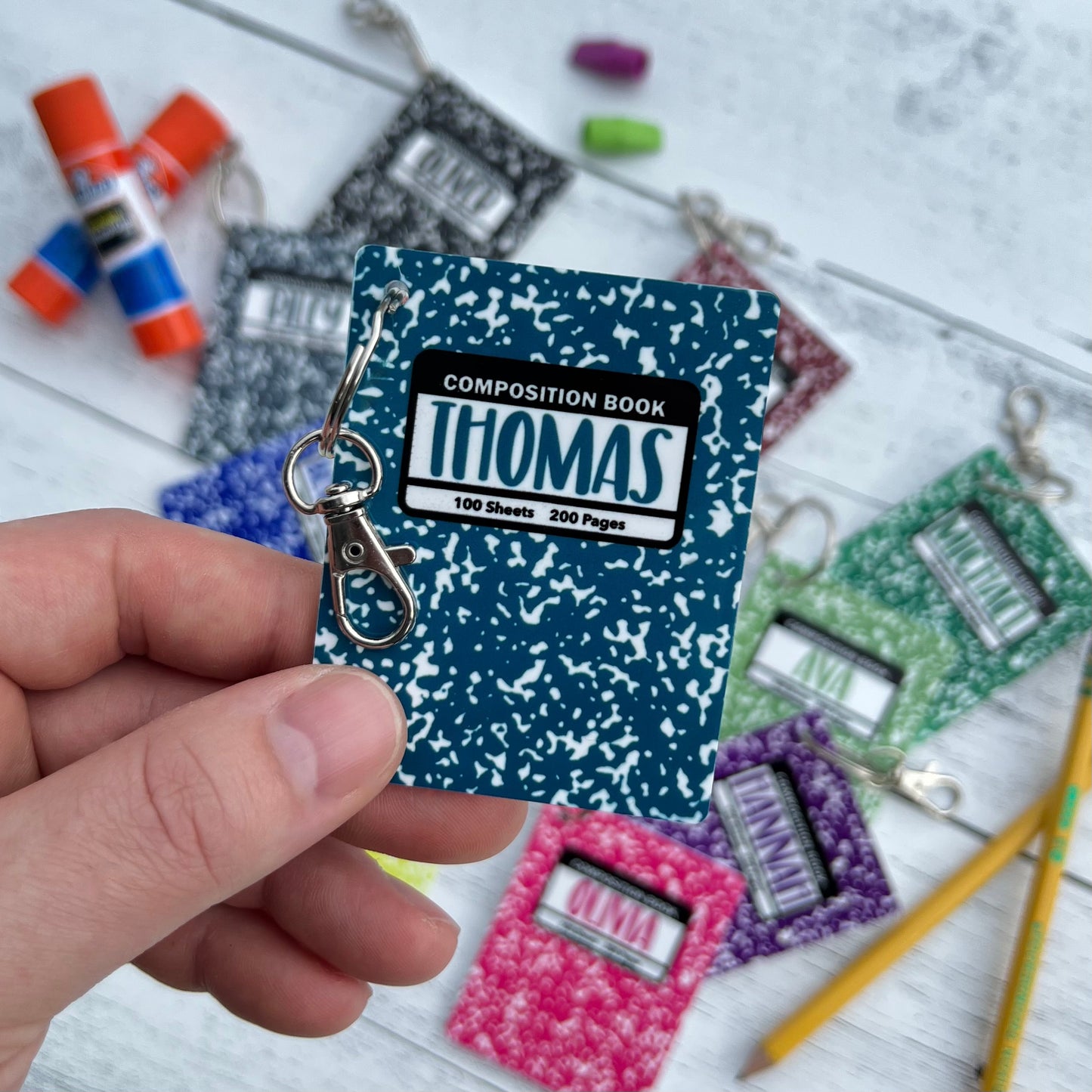 Personalized Back Pack Tag | Notebook