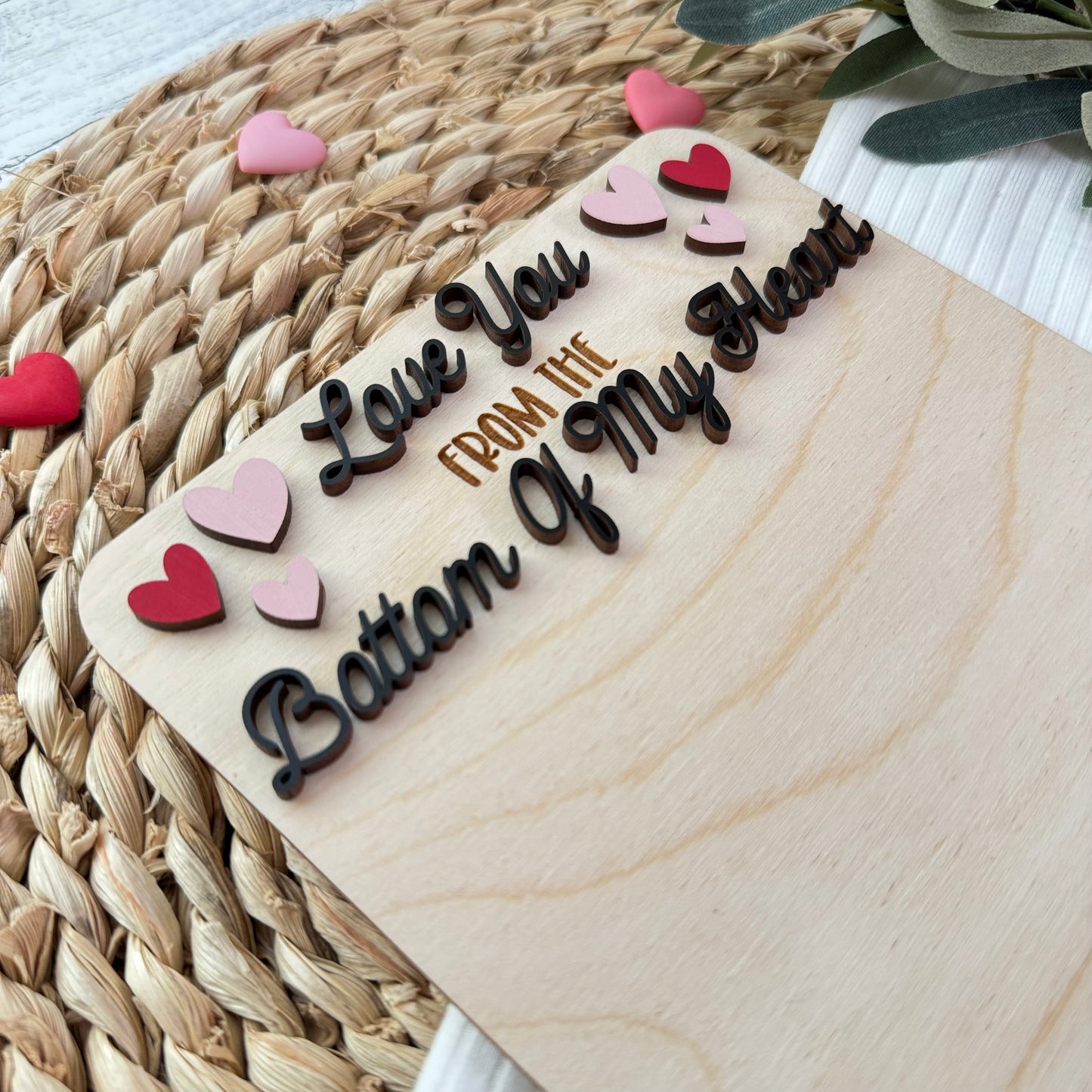 Baby Handprint Valentine's Day Sign