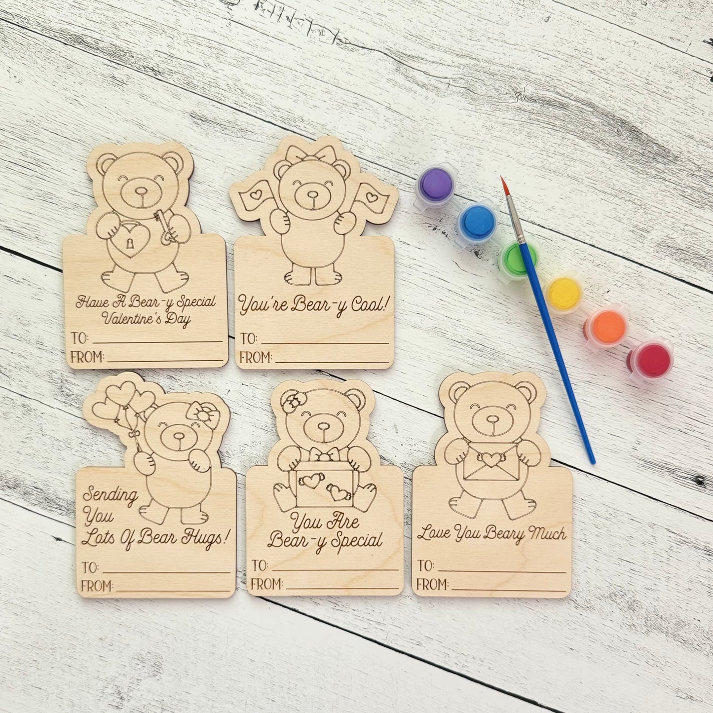 Color Your Own Valentine's Day Cards | Valentine's Day Kid's DIY Kit