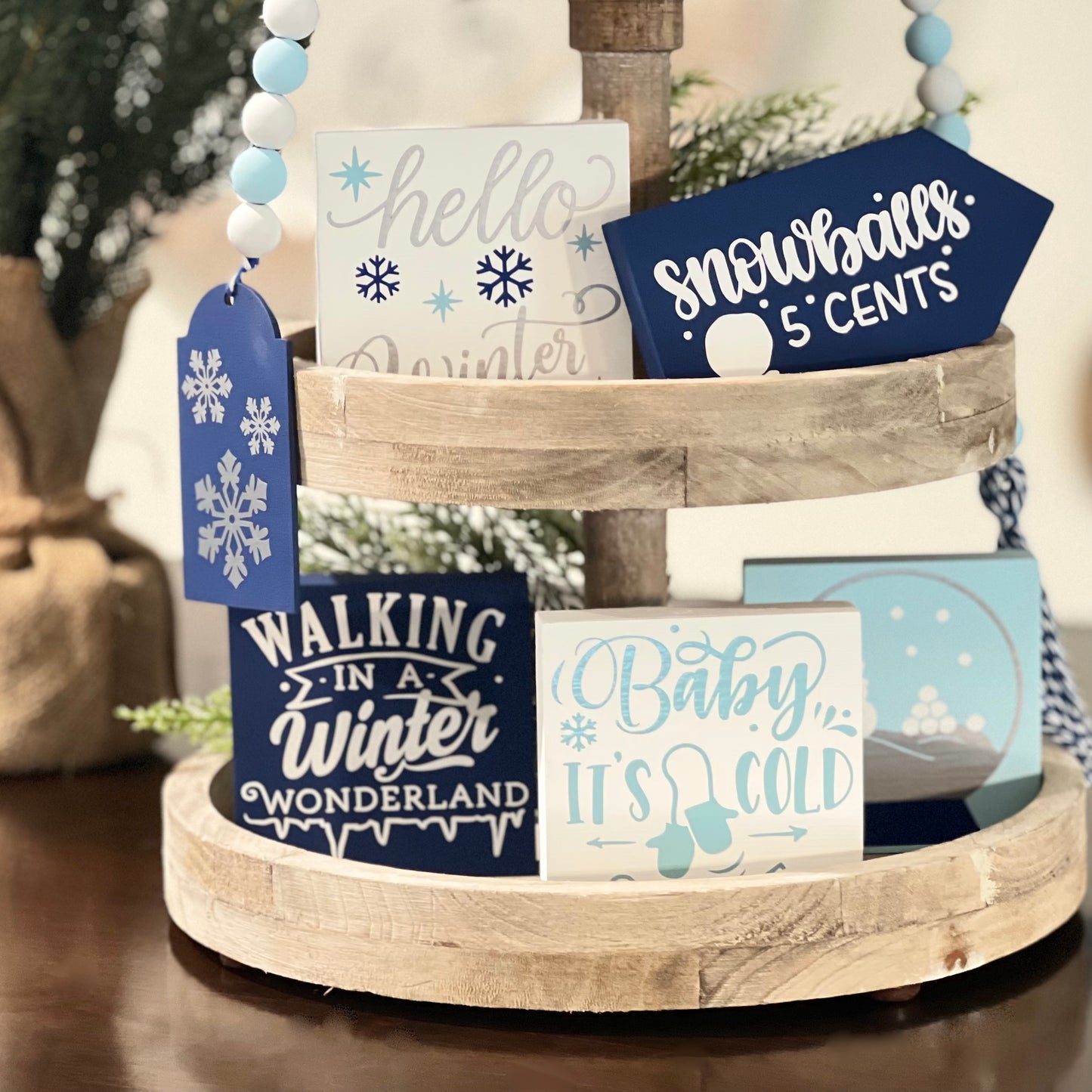 Winter/Snow Themed Signs