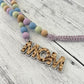 Mother's Day Themed Wooden Bead Garland