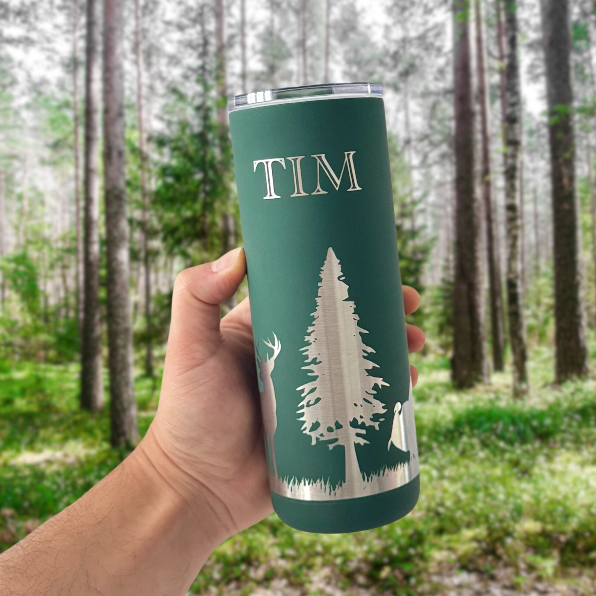 Personalized Outdoorsmen Engraved Tumbler