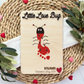 Baby Footprint Valentine's Day Sign