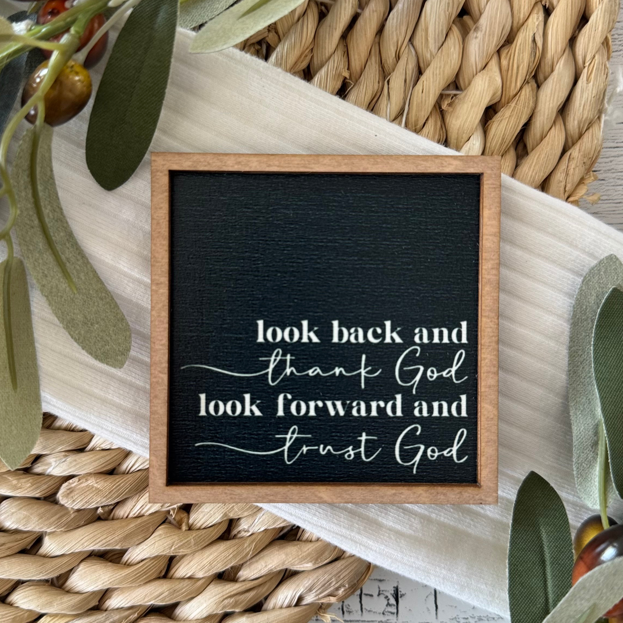 Mini Framed Religious Quote Sign