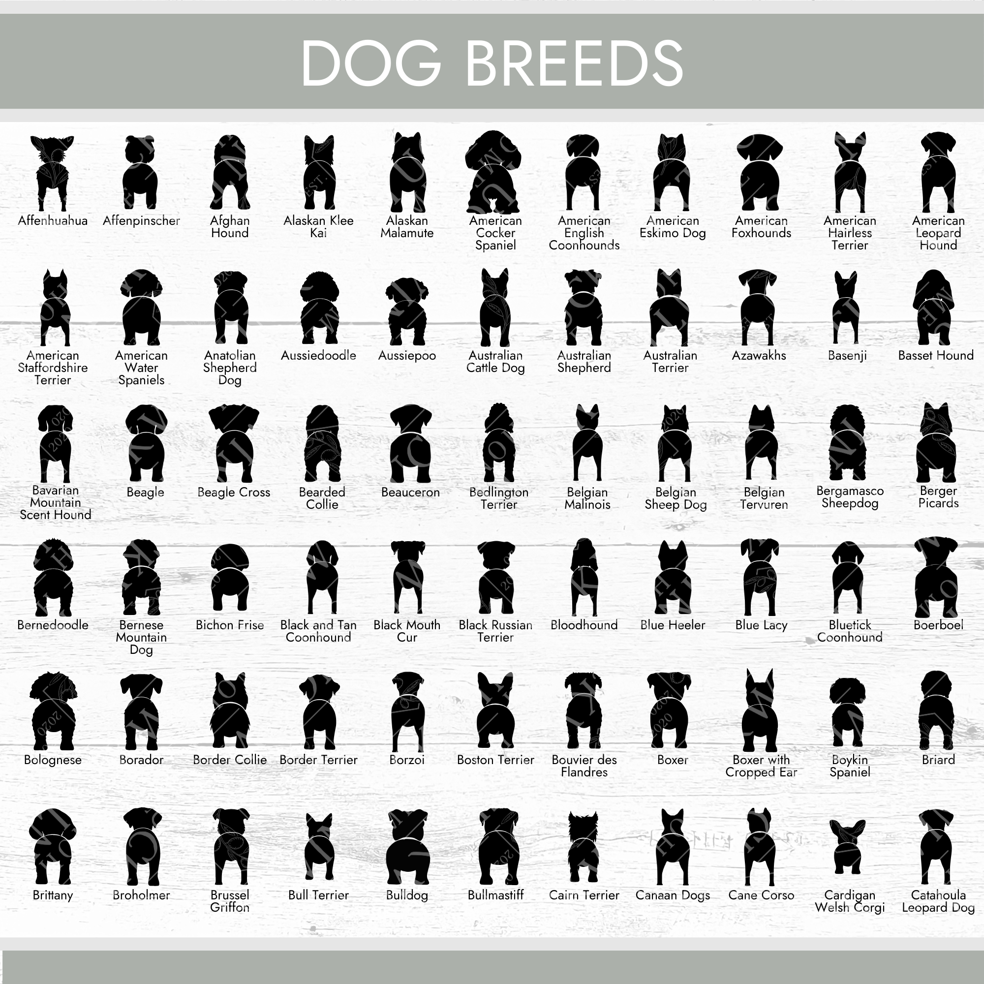 Personalized Dog Butt Sign | Woof