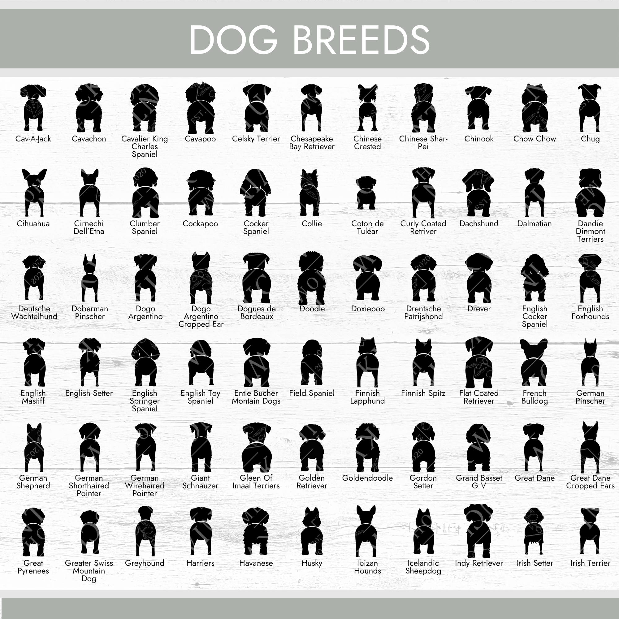Personalized Dog Butt Sign