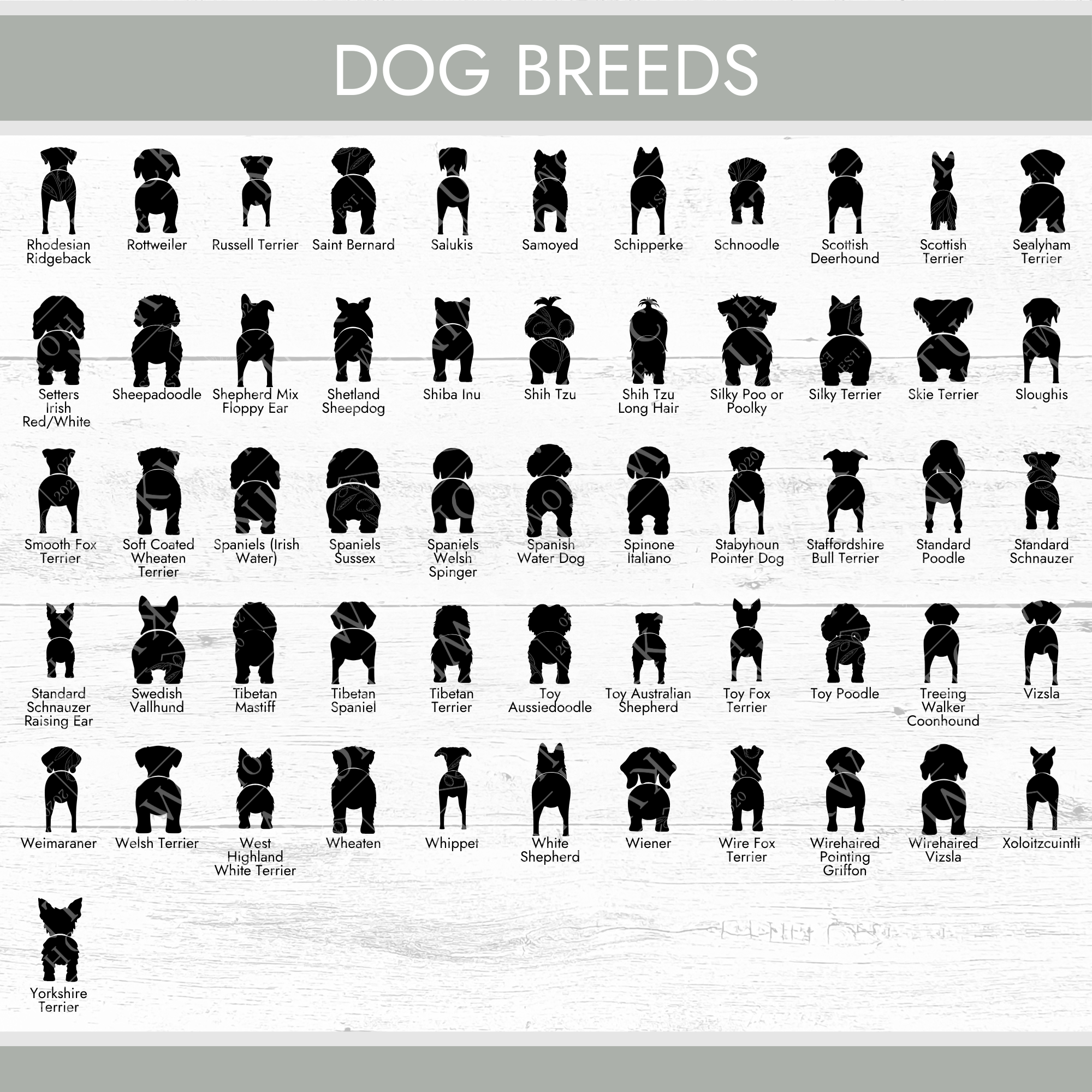Personalized Dog Butt Sign | Woof