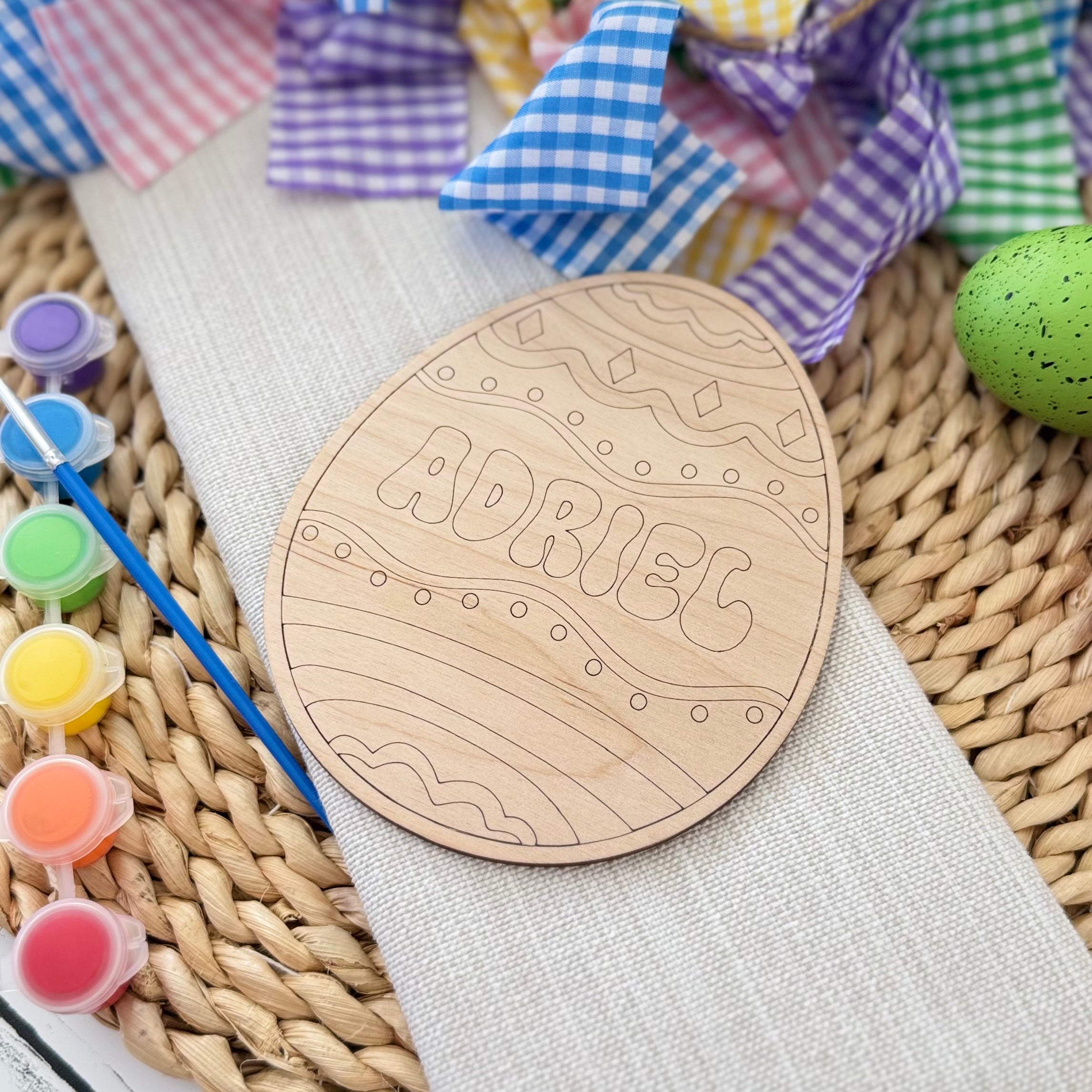 Personalized Easter Egg DIY Paint Kit