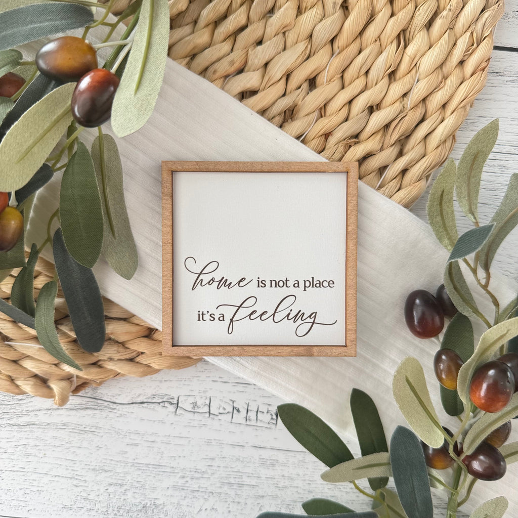 Mini Framed Family/Home Themed Sign | Home-Feeling