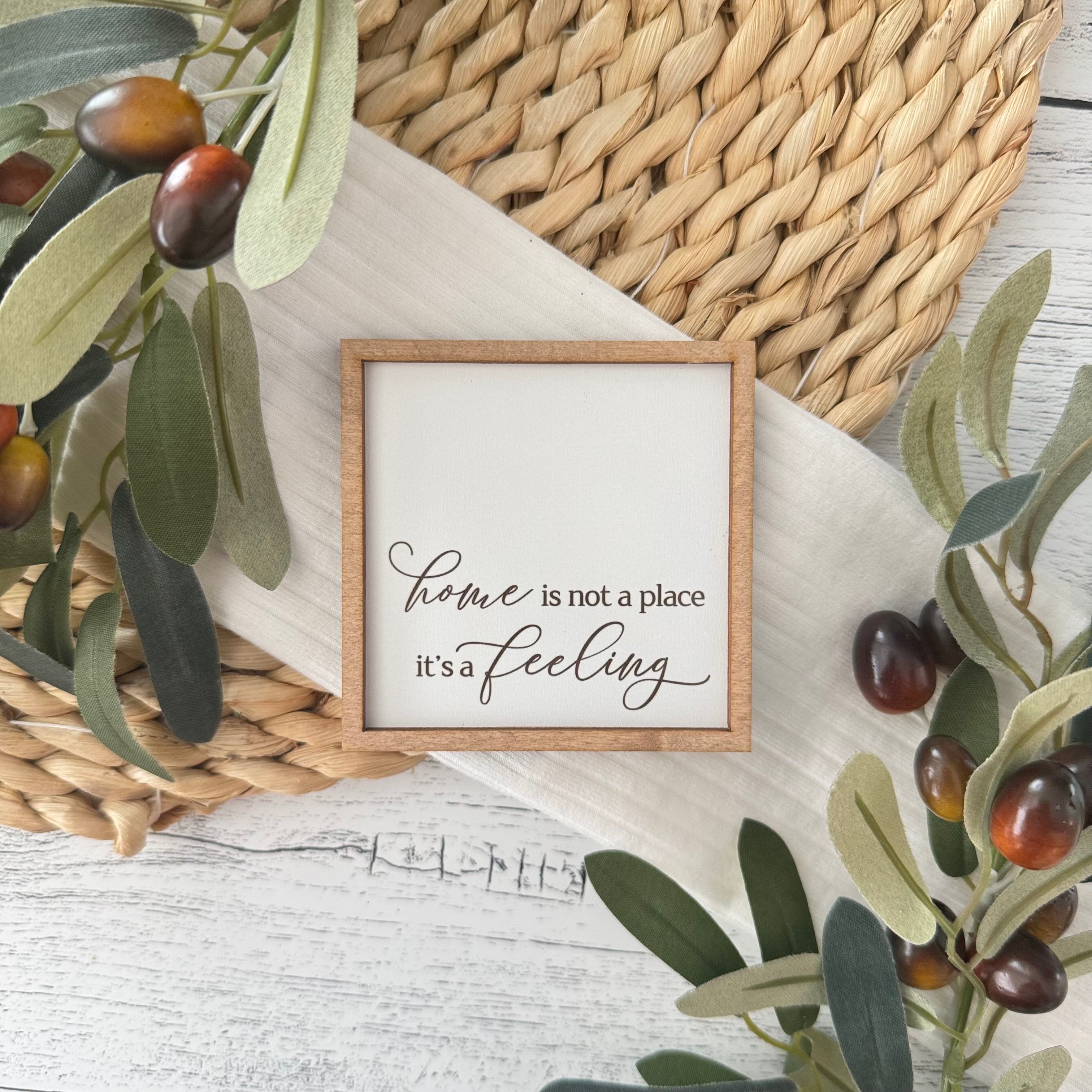 Mini Framed Family/Home Themed Sign | Home-Feeling