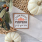 Mini Framed Fall Sign | Farm Fresh Pumpkins