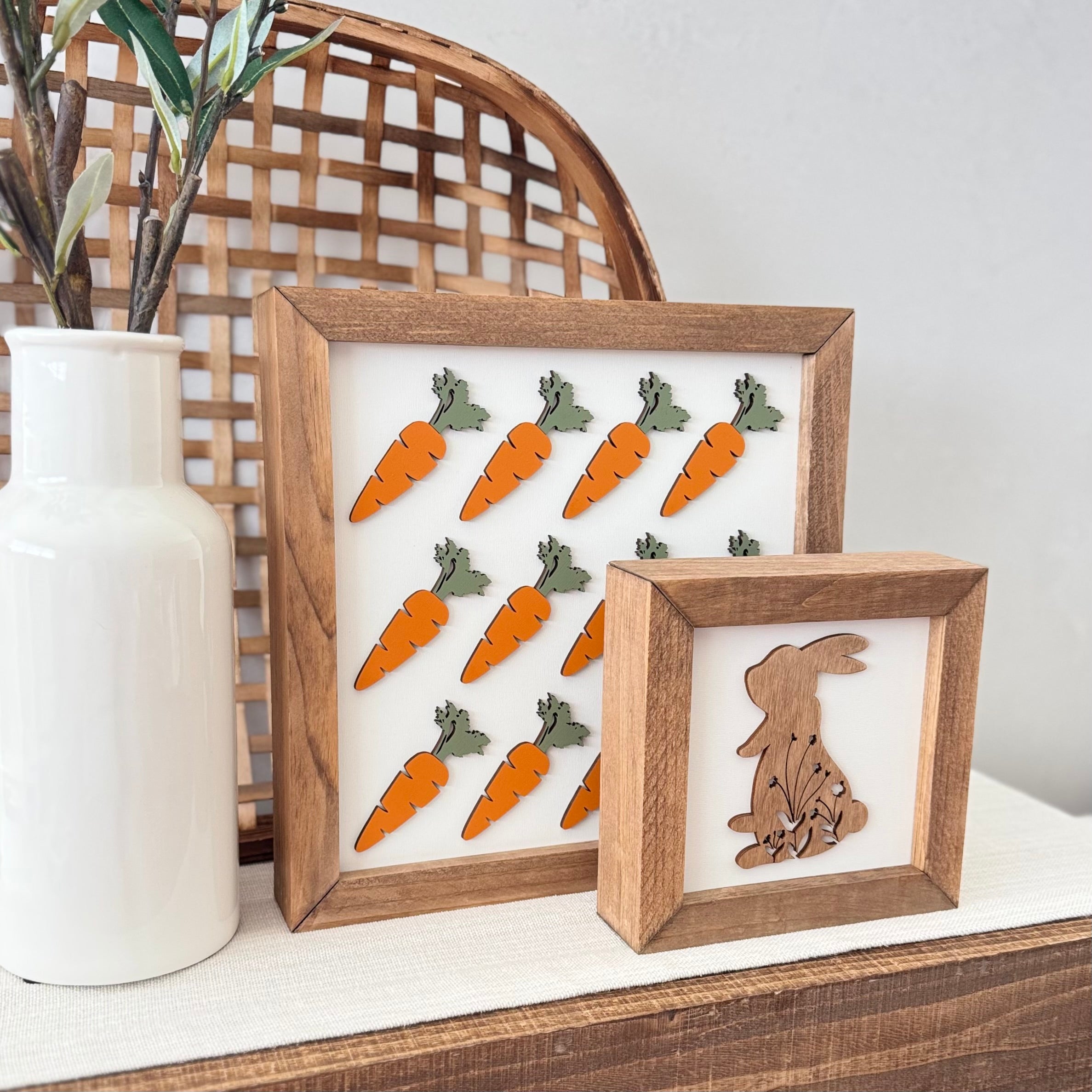 Wooden Framed Easter Sign