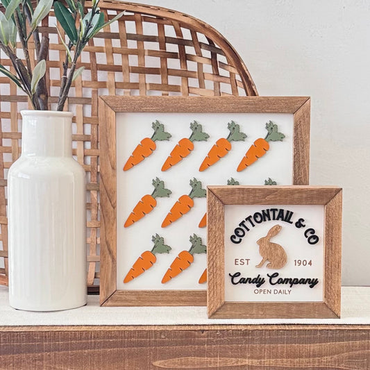 Wooden Framed Easter Sign