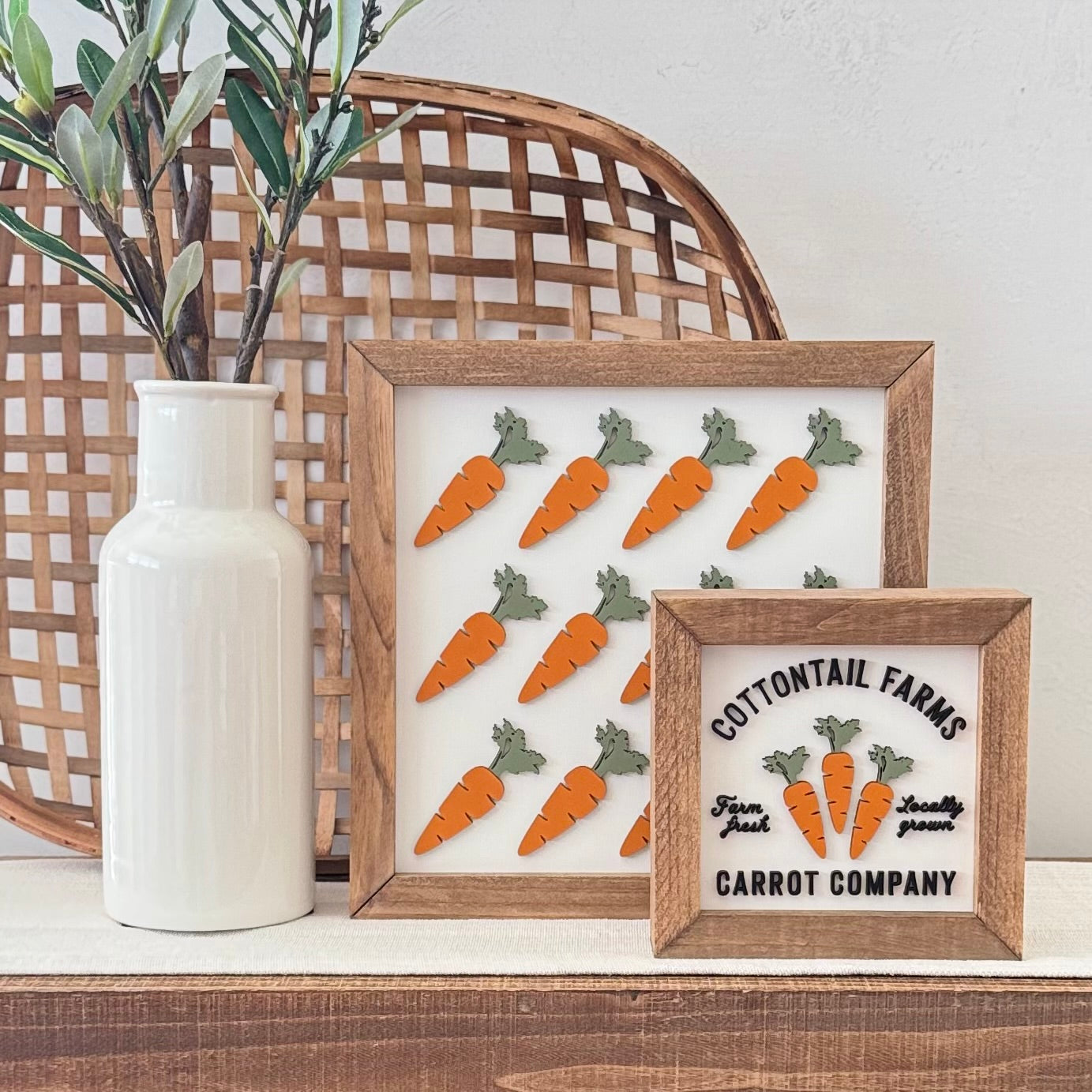 Wooden Framed Easter Sign