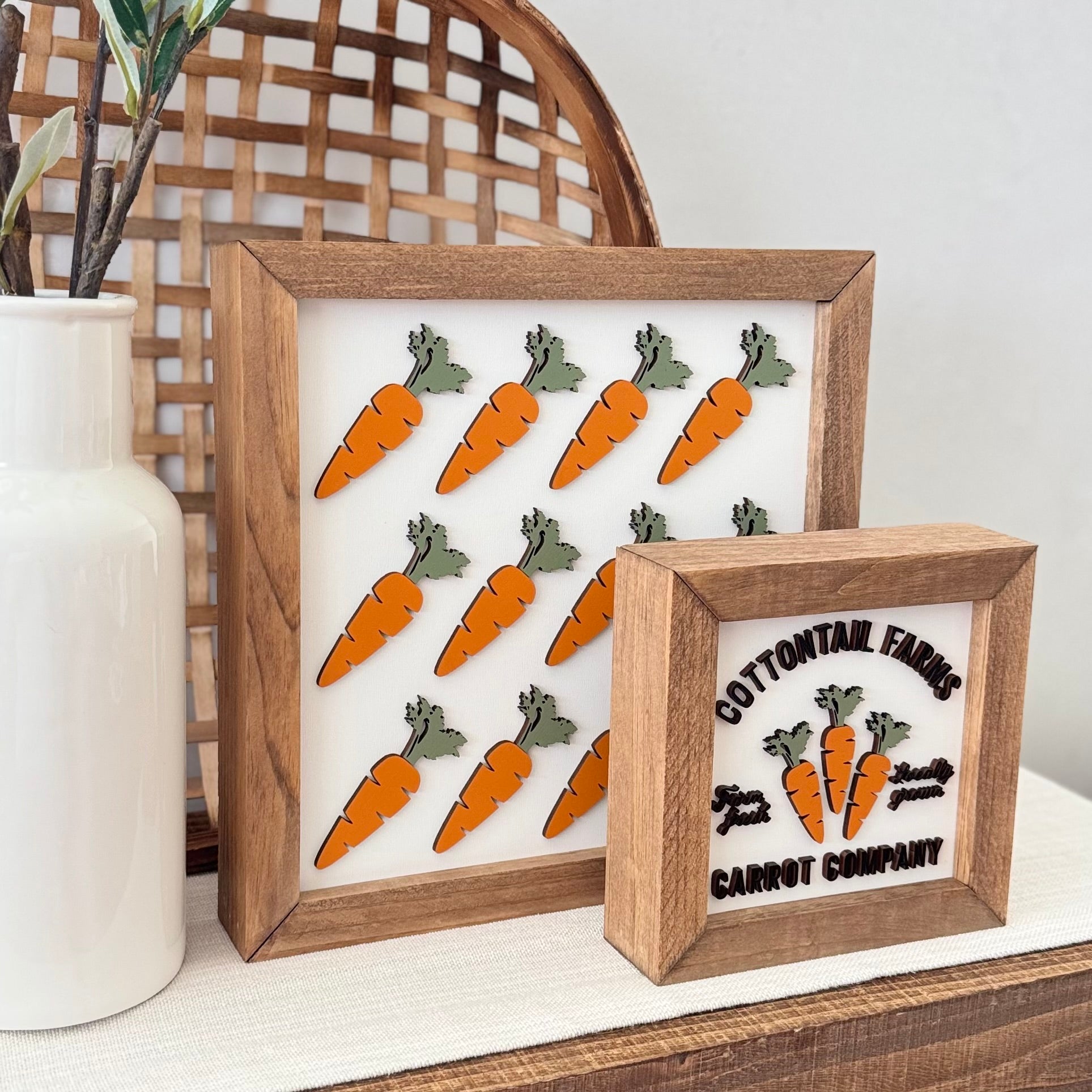 Wooden Framed Easter Sign