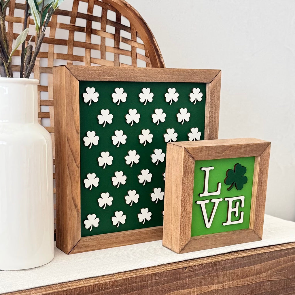Wooden Framed St. Patrick's Day Sign