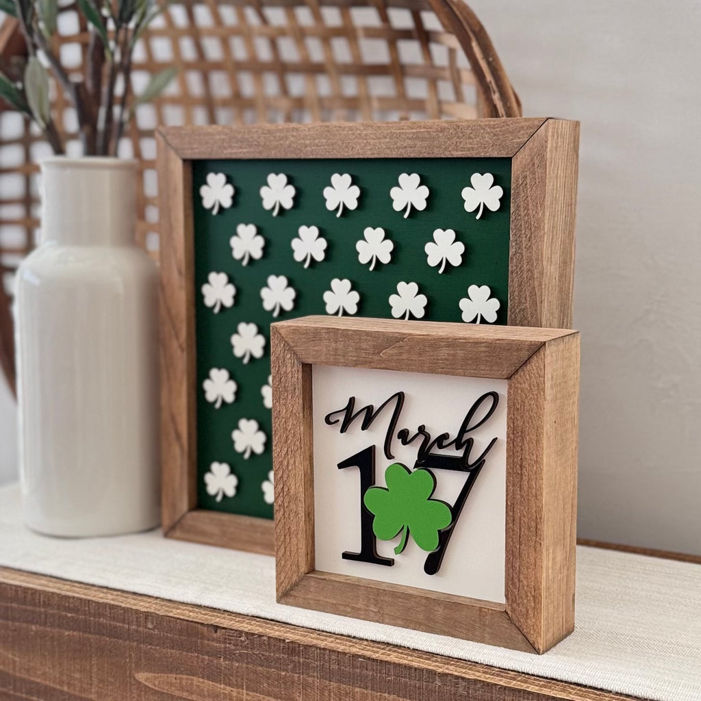 Wooden Framed St. Patrick's Day Sign