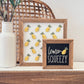 Wooden Framed Lemon Themed Sign