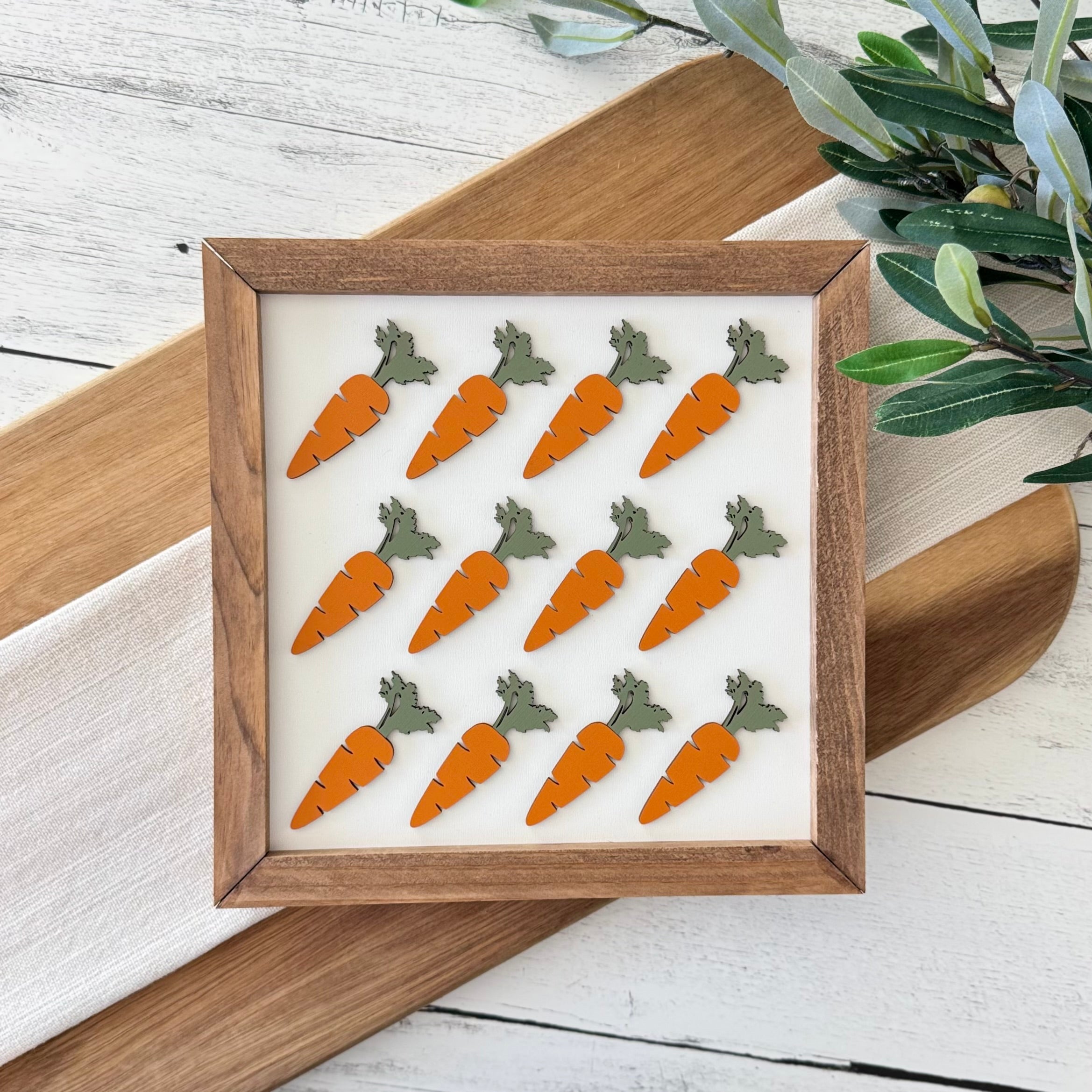 Wooden Framed Easter Sign