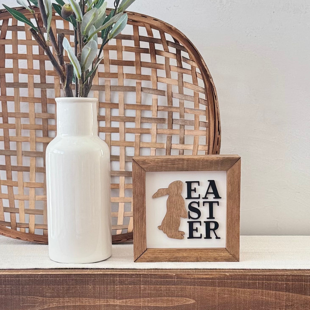 Wooden Framed Easter Sign
