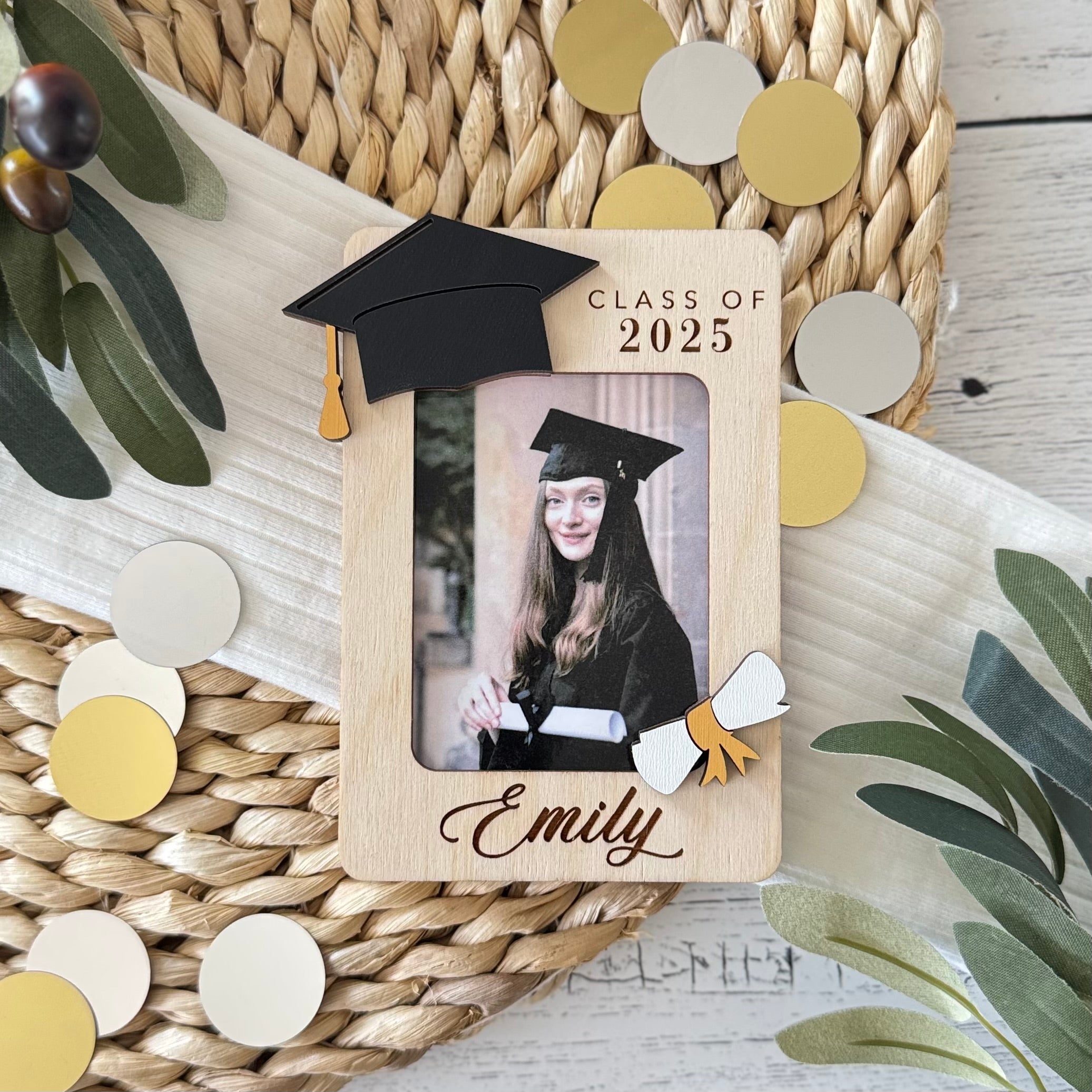 Personalized Graduation Wooden Photo Frame