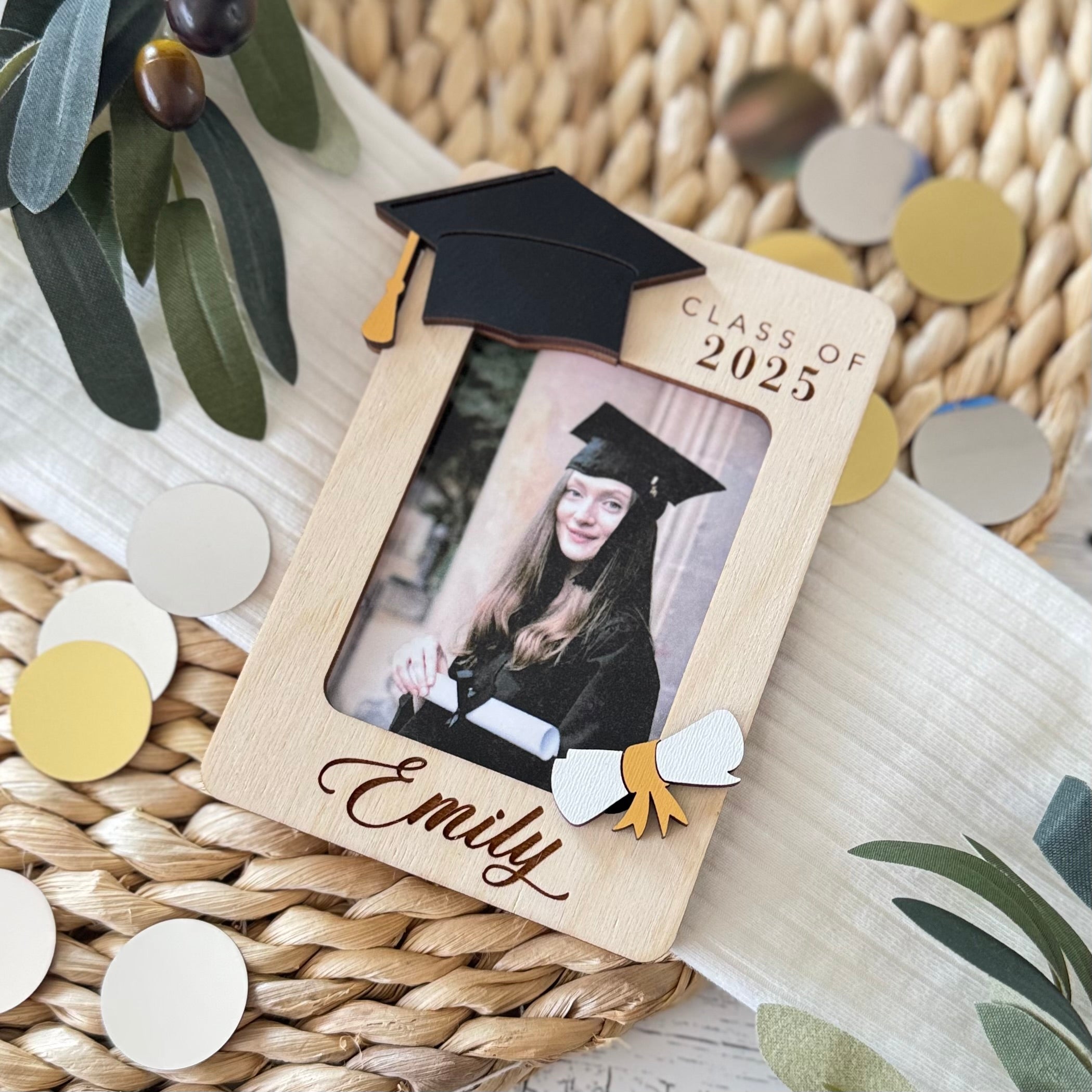 Personalized Graduation Wooden Photo Frame