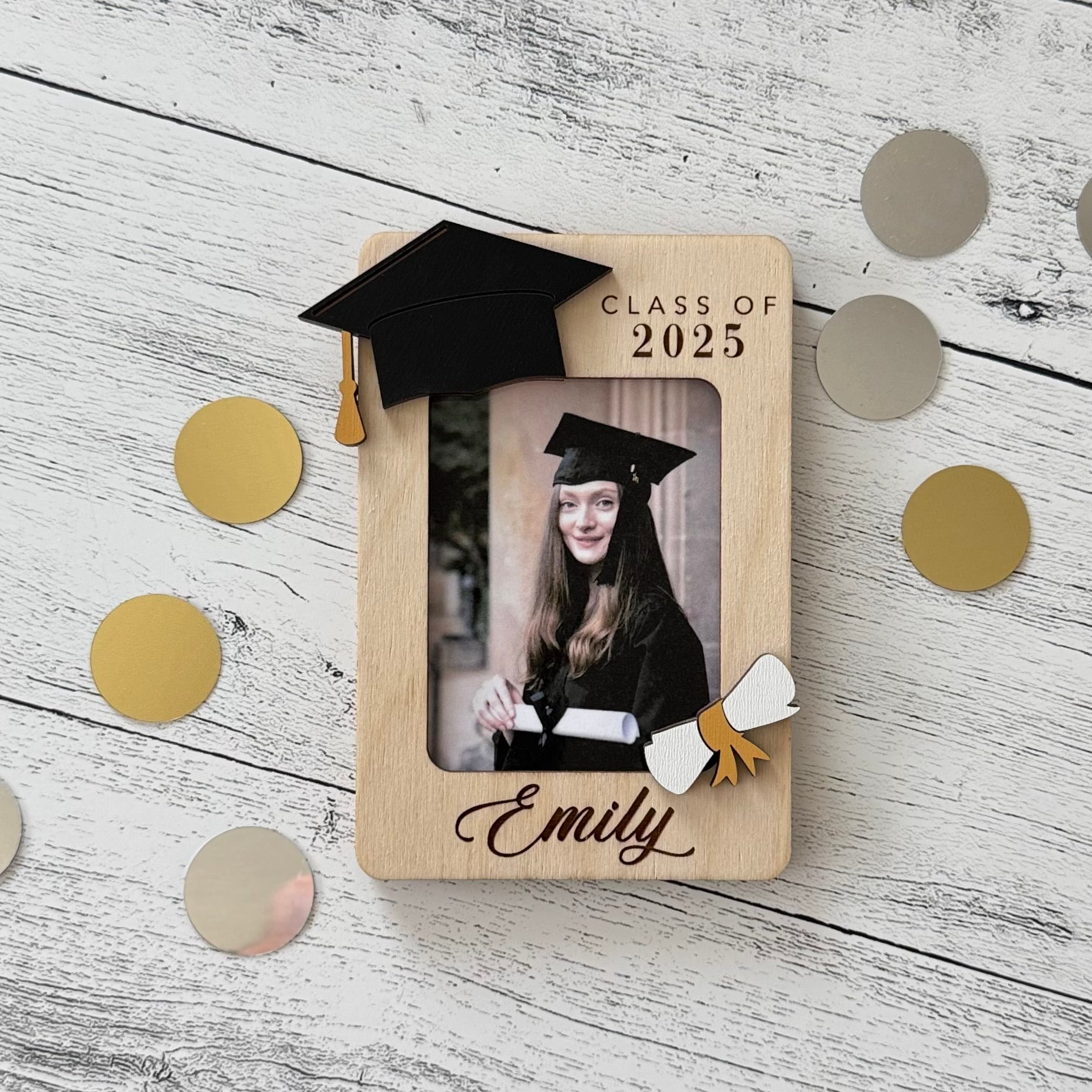 Personalized Graduation Wooden Photo Frame