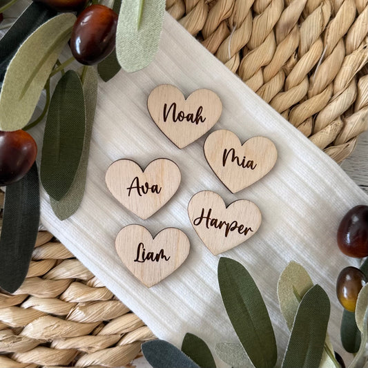 Add On Personalized Hearts for Family Tree Sign