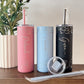 Personalized Floral Engraved Tumbler