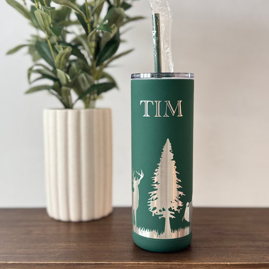 Personalized Outdoorsmen Engraved Tumbler