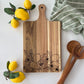 Engraved Acacia Lemon Cutting Board
