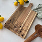 Engraved Acacia Lemon Cutting Board