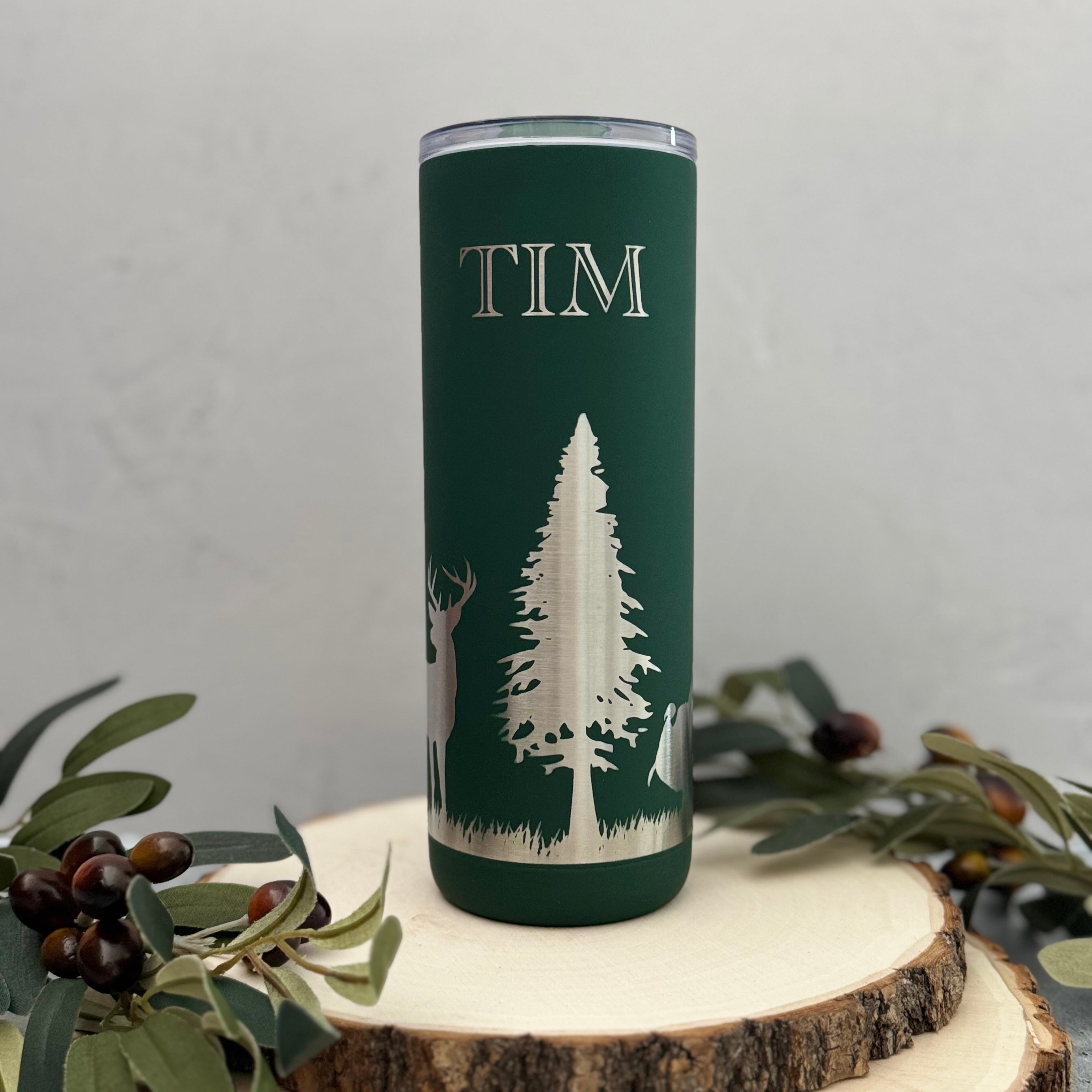 Personalized Outdoorsmen Engraved Tumbler