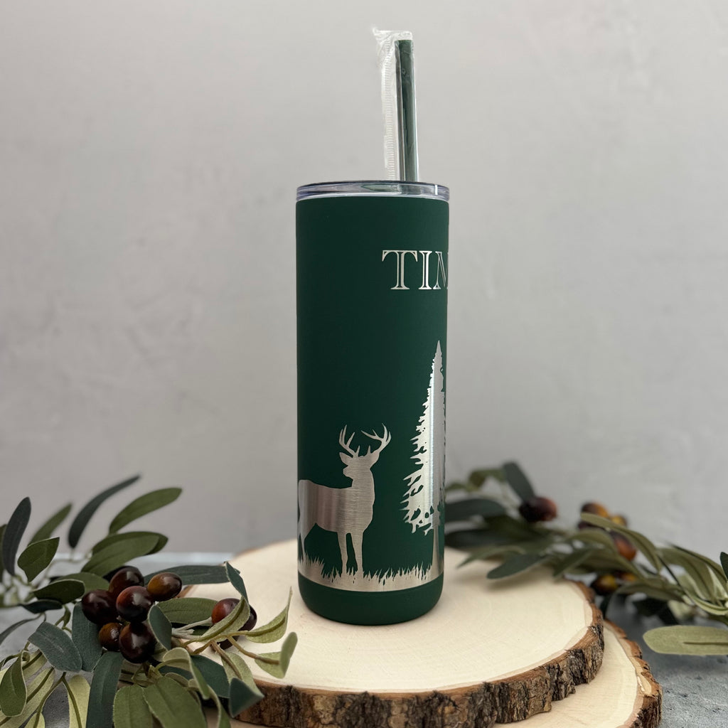 Personalized Outdoorsmen Engraved Tumbler