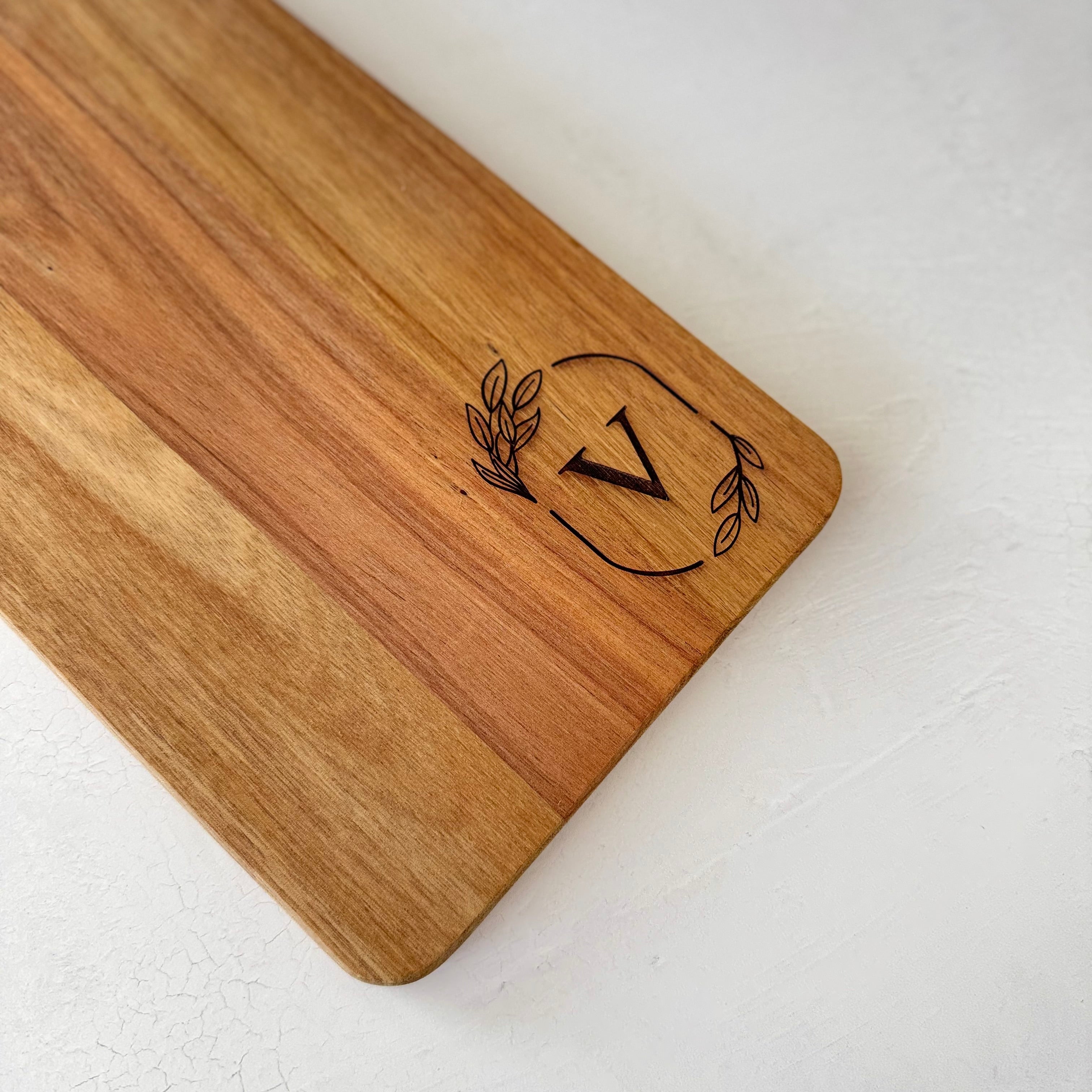 Personalized Monogram Acacia Cutting Board