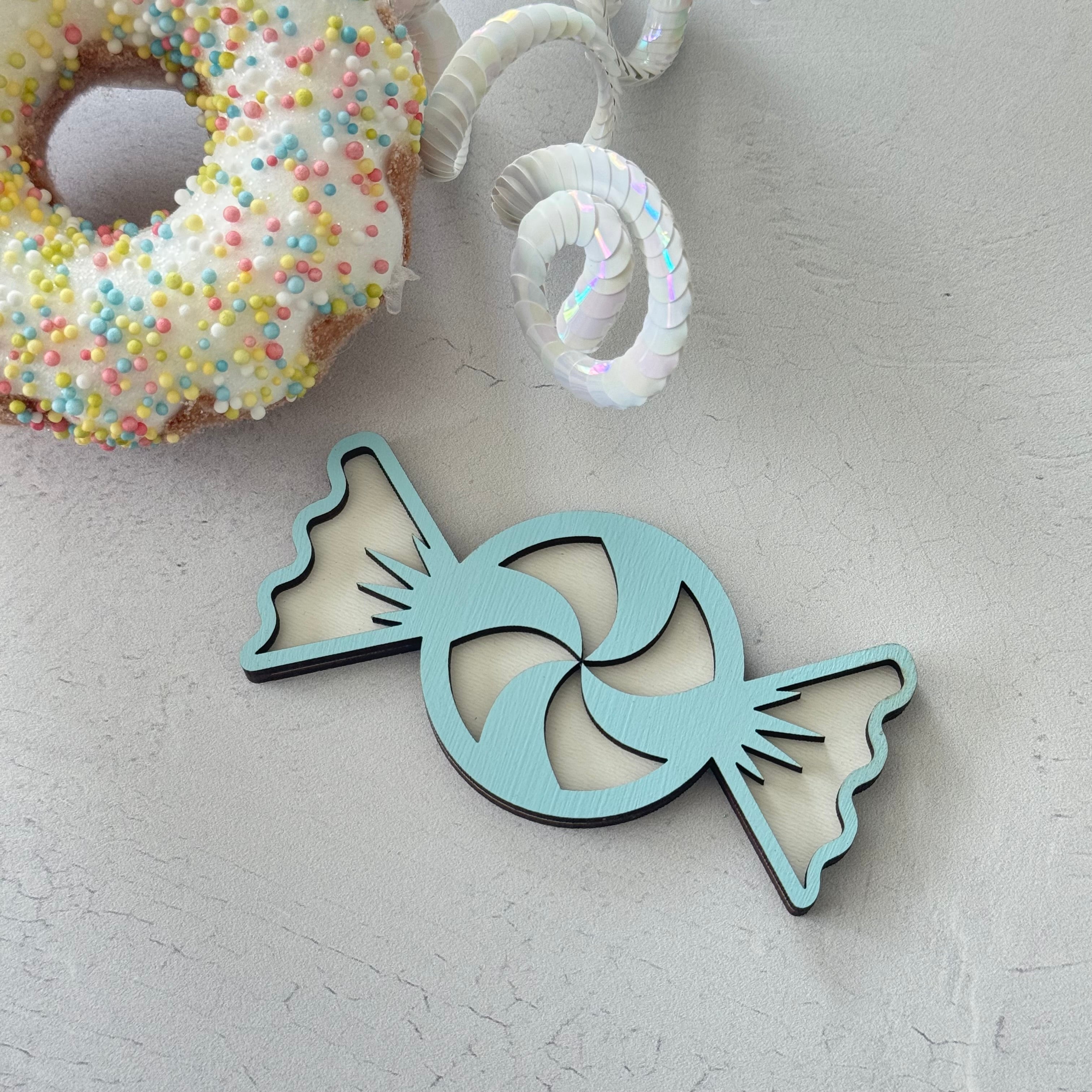 Candy Christmas Wooden Cutouts