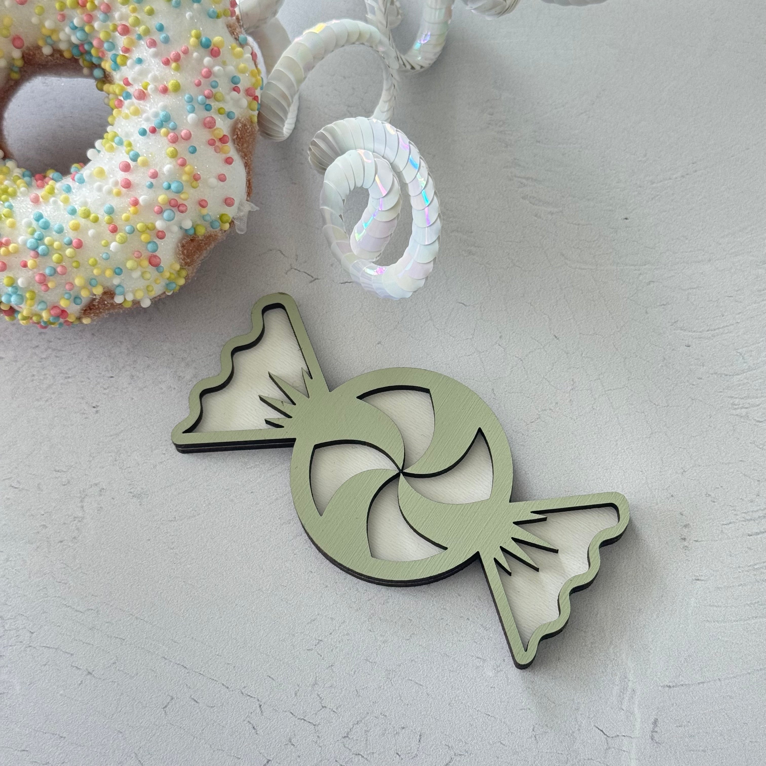 Candy Christmas Wooden Cutouts