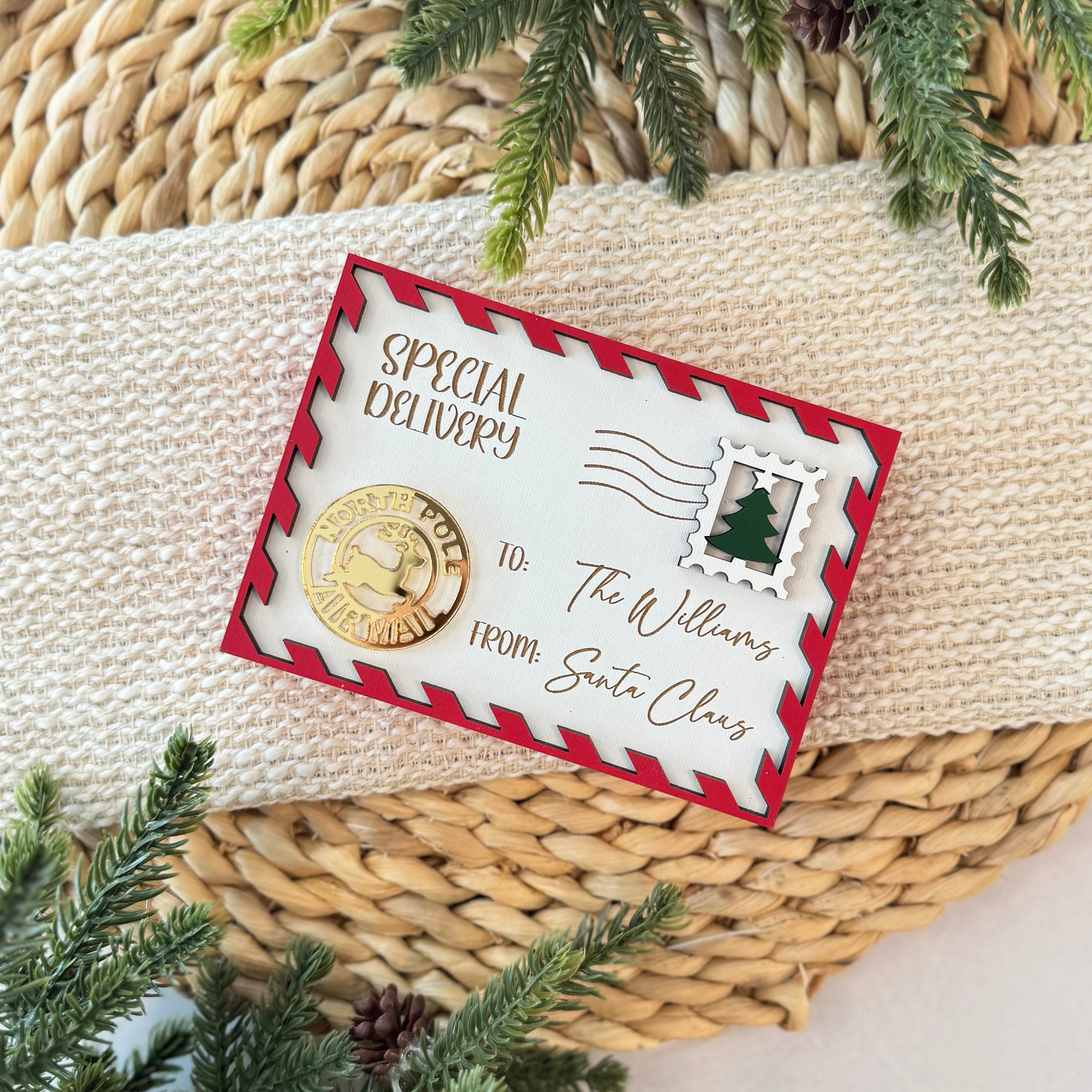 Personalized Santa Letter Shelf Sitter
