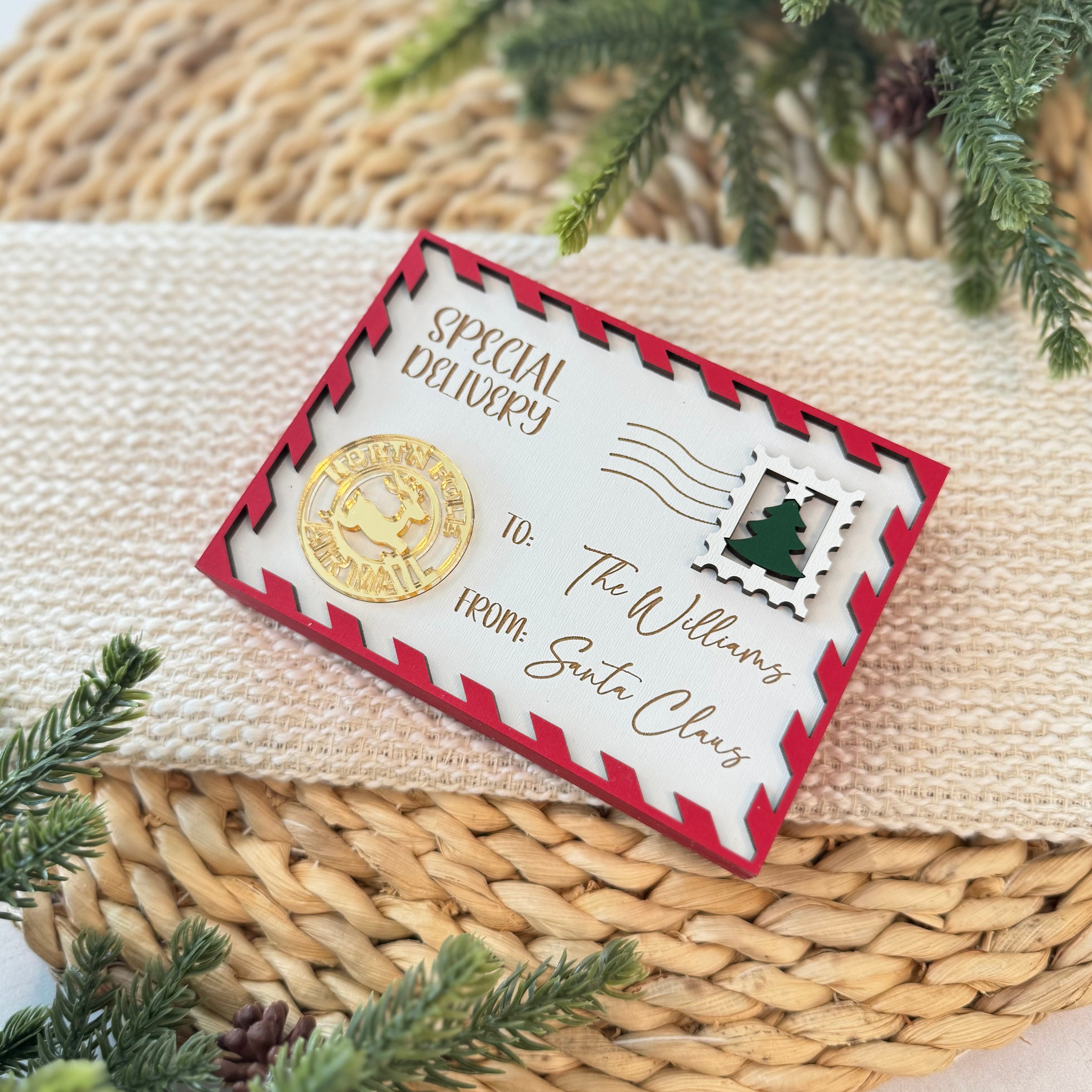 Personalized Santa Letter Shelf Sitter