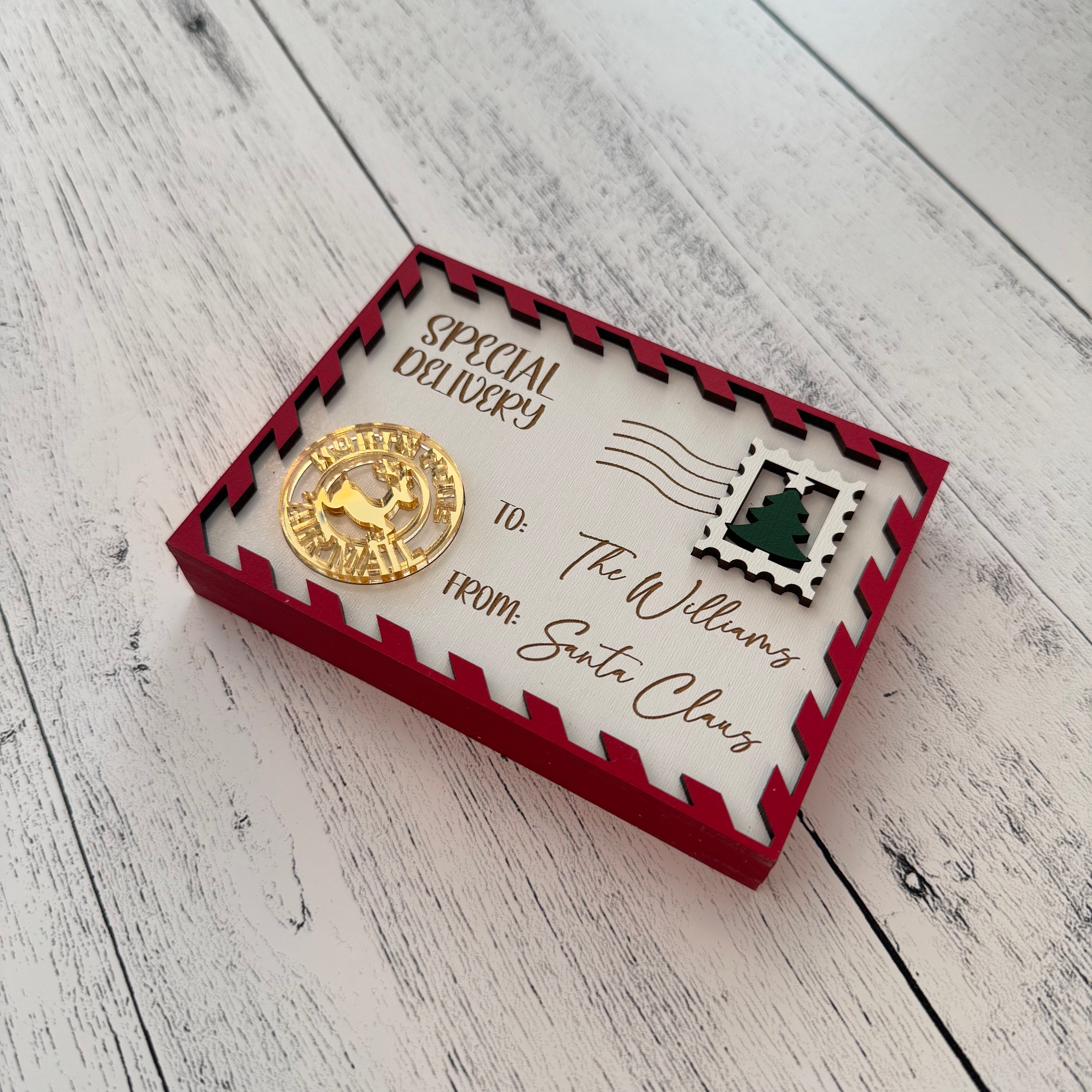 Personalized Santa Letter Shelf Sitter