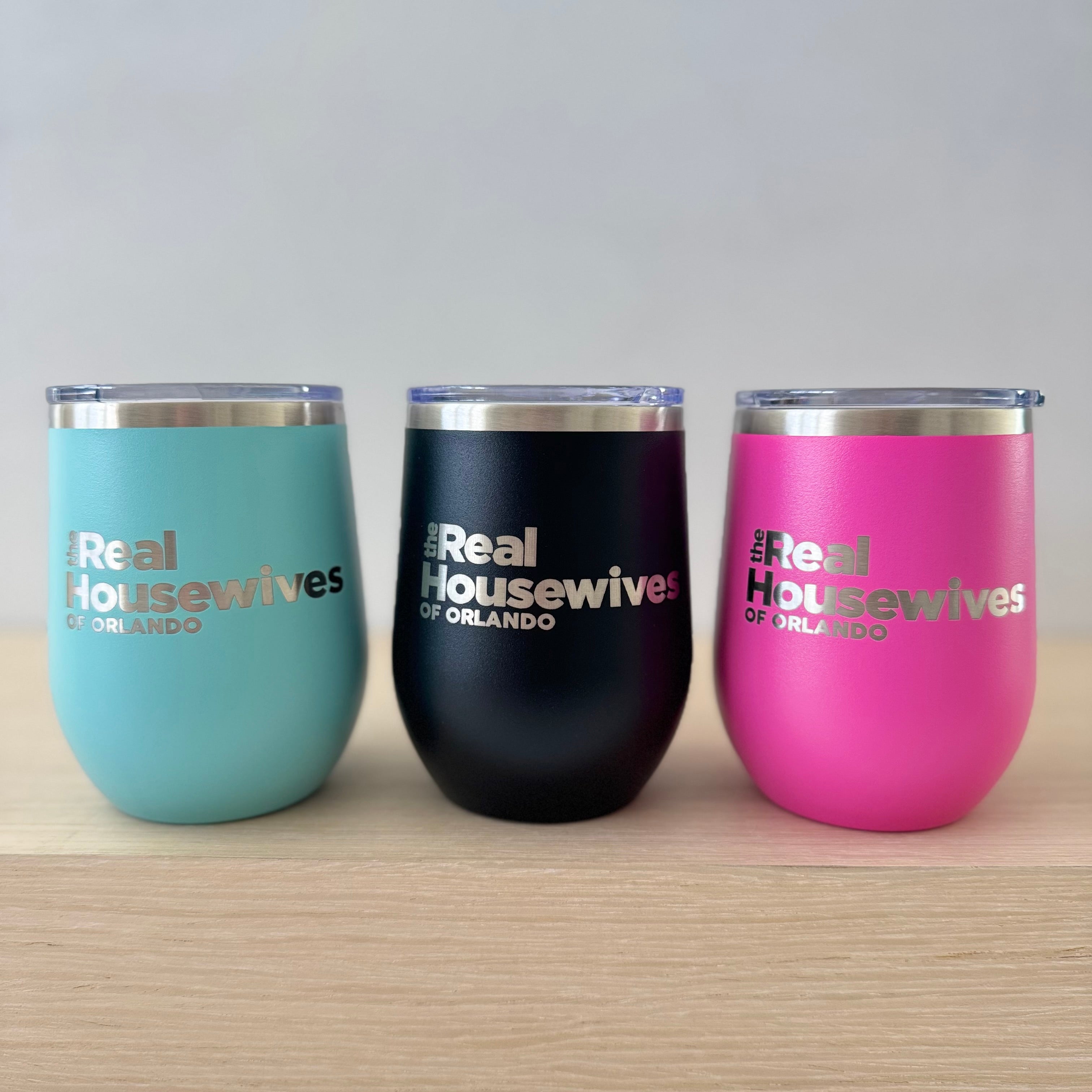 Personalized Real Housewives 12oz Stemless Wine Tumbler